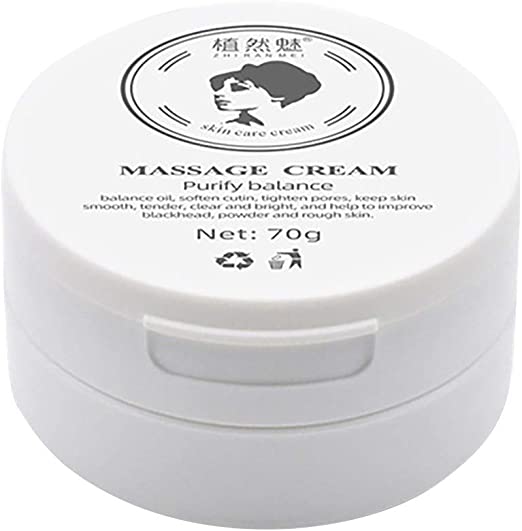 Amazon.com: Bamboo Charcoal Facial Massage Cream for Face 70g ...