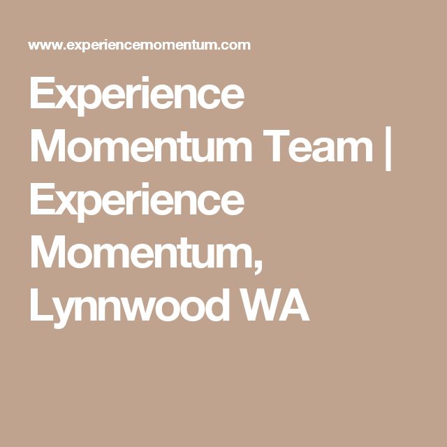 Experience Momentum Team