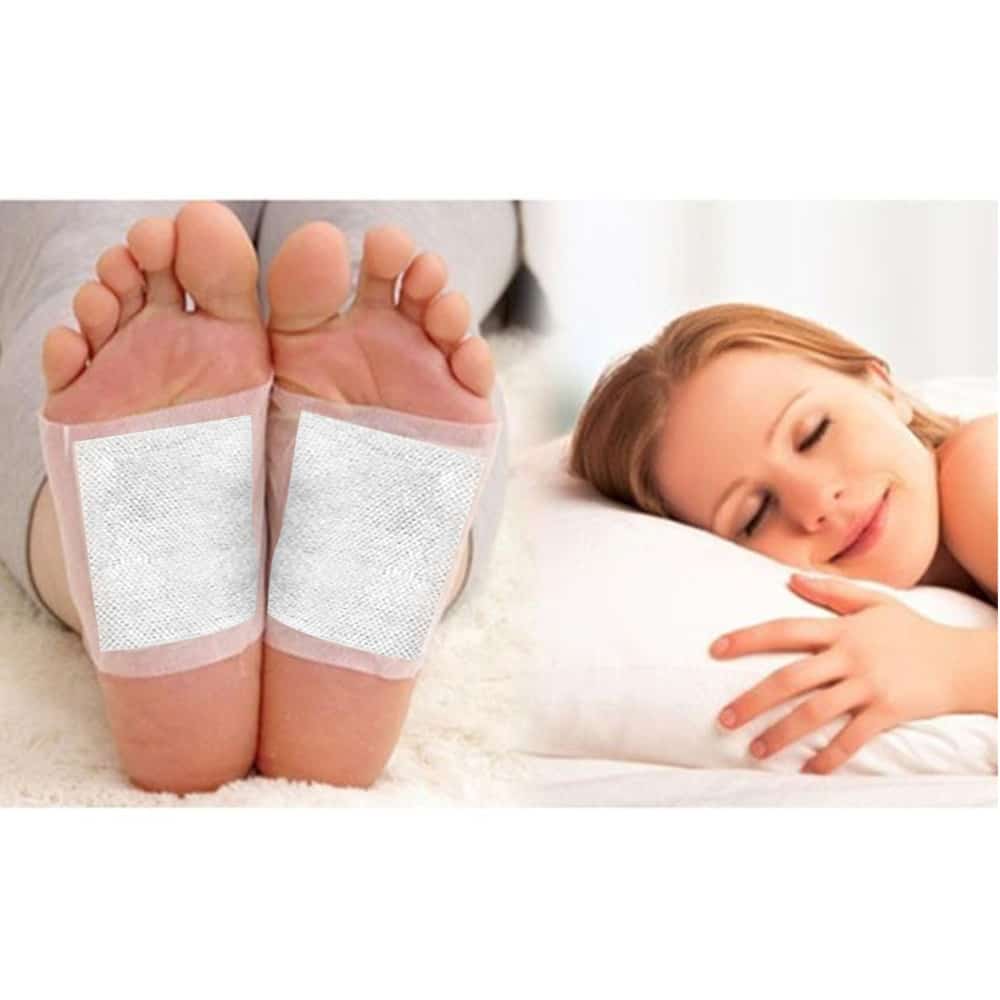 KONGDY 10 Pieces Rose Detox Foot Patches Weight Loss Improve Sleep ...