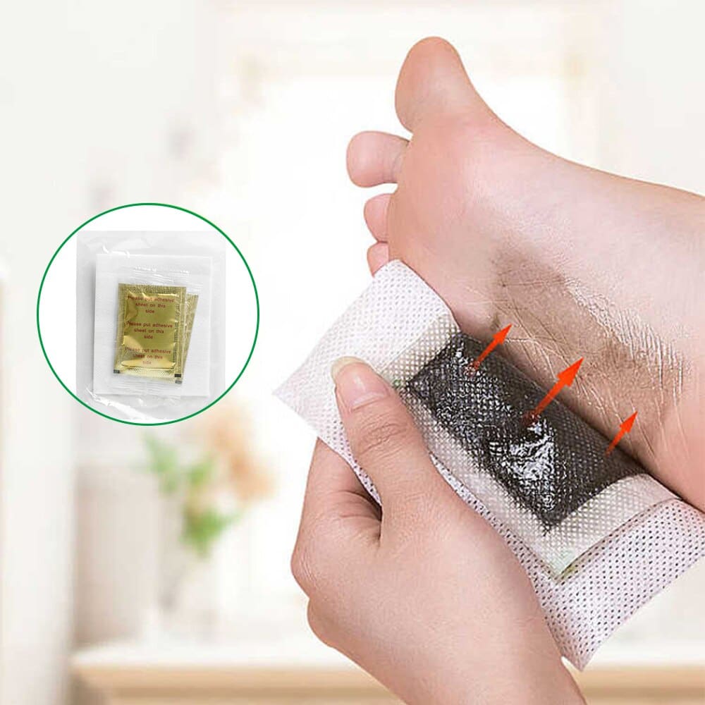 KONGDY 30 Pieces = 15 Bags Bamboo Vinegar Detox Foot Patch Improve ...